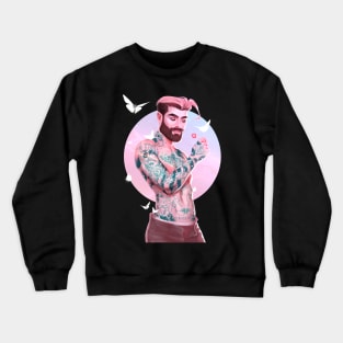 Tattooed boy Crewneck Sweatshirt